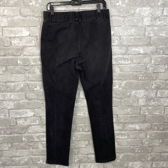 Soft Surroundings Black Pull On Skinny Jeans - Picture 2 of 4